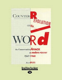 Enlarge image Cover: Counter-Revolution of the Word - ReadHowYouWant