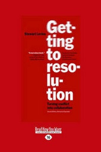 Enlarge image Cover: Getting to Resolution - ReadHowYouWant