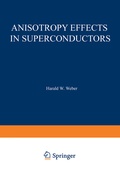 Cover: Anisotropy Effects in Superconductors - Springer