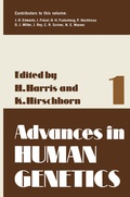 Cover: Advances in Human Genetics 1 - Springer
