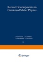 Cover: Recent Developments in Condensed Matter Physics - Springer