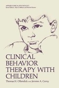 Cover: Clinical Behavior Therapy with Children - Kluwer Academic / Plenum Publishers