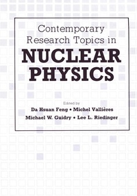 Enlarge image Cover: Contemporary Research Topics in Nuclear Physics - Springer