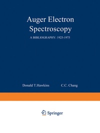 Enlarge image Cover: Auger Electron Spectroscopy - Springer