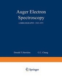Enlarge image Cover: Auger Electron Spectroscopy - Kluwer Academic/Plenum Publishers