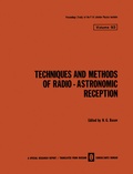 Cover: Techniques and Methods of Radio-Astronomic Reception - Springer