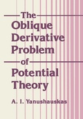 Cover: The Oblique Derivative Problem of Potential Theory - Springer