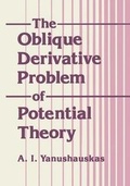 Cover: The Oblique Derivative Problem of Potential Theory - Kluwer Academic / Plenum Publishers