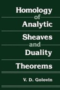 Cover: Homology of Analytic Sheaves and Duality Theorems - Kluwer Academic / Plenum Publishers
