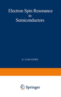 Abbildung von: Electron Spin Resonance in Semiconductors - Springer