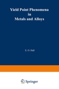 Cover: Yield Point Phenomena in Metals and Alloys - Springer