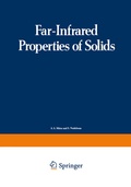 Cover: Far-Infrared Properties of Solids - Springer