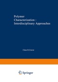 Cover: Polymer Characterization Interdisciplinary Approaches - Springer