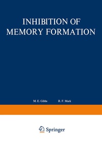 Enlarge image Cover: Inhibition of Memory Formation - Springer
