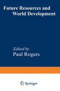 Cover: Future Resources and World Development - Springer