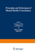 Cover: Principles and Techniques of Mental Health Consultation - Springer
