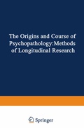 Cover: The Origins and Course of Psychopathology - Springer