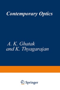 Enlarge image Cover: Contemporary Optics - Springer