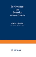 Cover: Environment and Behavior - Springer
