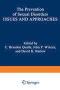Cover: The Prevention of Sexual Disorders - Springer