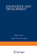 Cover: Knowledge and Development - Springer