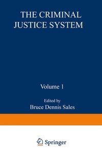 Enlarge image Cover: The Criminal Justice System - Springer