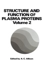 Cover: Structure and Function of Plasma Proteins - Springer