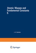 Cover: Atomic Masses and Fundamental Constants 5 - Springer