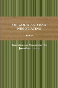 Enlarge image Cover: On Good and Bad Negotiating - Lulu.com