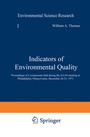 Cover: Indicators of Environmental Quality - Springer