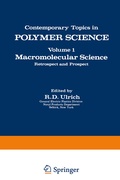 Cover: Macromolecular Science - Springer