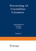 Cover: Processing of Crystalline Ceramics - Springer