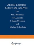 Cover: Animal Learning - Plenum Publishing Corporation