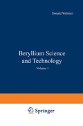 Cover: Beryllium Science and Technology - Springer