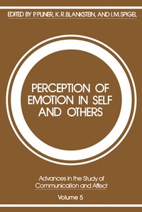 Enlarge image Cover: Perception of Emotion in Self and Others - Springer