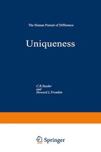 Enlarge image Cover: Uniqueness - Springer