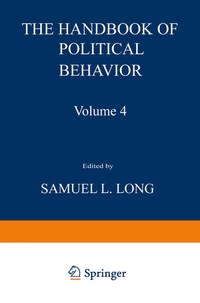 Enlarge image Cover: The Handbook of Political Behavior - Springer