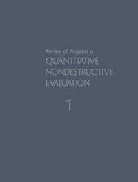 Enlarge image Cover: Review of Progress in Quantitative Nondestructive Evaluation - Plenum Publishing Corporation