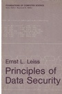 Cover: Principles of Data Security - Springer