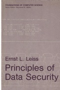 Cover: Principles of Data Security - Springer