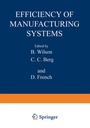 Cover: Efficiency of Manufacturing Systems - Springer
