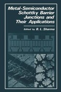 Cover: Metal-Semiconductor Schottky Barrier Junctions and Their Applications - Kluwer Academic / Plenum Publishers