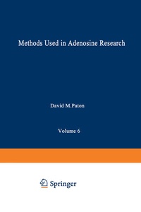 Enlarge image Cover: Methods Used in Adenosine Research - Springer