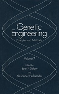Cover: Genetic Engineering: Principles and Methods - Springer