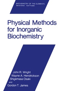 Enlarge image Cover: Physical Methods for Inorganic Biochemistry - Springer