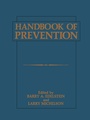 Cover: Handbook of Prevention - Springer