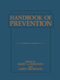 Cover: Handbook of Prevention - Springer