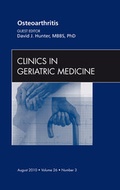 Cover: Osteoarthritis, An Issue of Clinics in Geriatric Medicine - Saunders