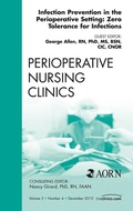 Cover: Infection Control Update, An Issue of Perioperative Nursing Clinics - Saunders