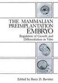 Cover: The Mammalian Preimplantation Embryo - Kluwer Academic / Plenum Publishers